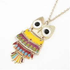 Owl Sweater Necklace